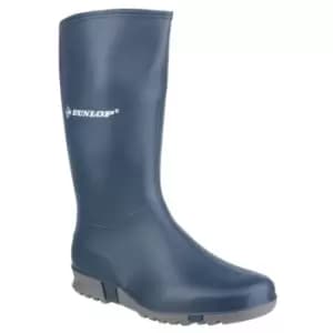 Image of Sport Plain Rubber Wellingtons Blue/Grey Size 42