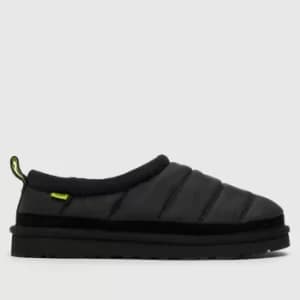Image of UGG Black Tasman Puft Slippers