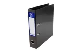 Image of Oxford 70mm Lever Arch File Laminated A4 Black 400107435