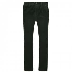 Image of DKNY Pocket Corduroy Trousers - Deep Forest