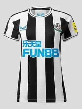 Image of Castore Newcastle Womens 22/23 Home Stadium Replica Shirt - Black/White, Size 12, Women