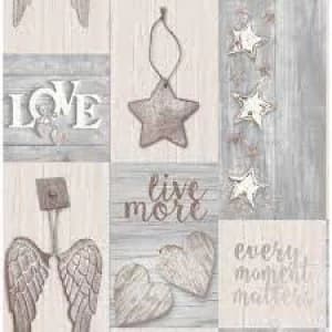 Image of Fresco Starlight Home RoseGold Wallpaper