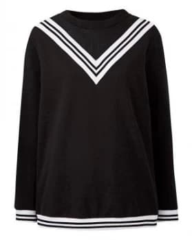 Image of Junarose Mesh Contrast Sports Sweater