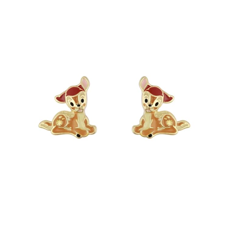 Image of Disney Kids Bambi Stud Earring Gold female One Size