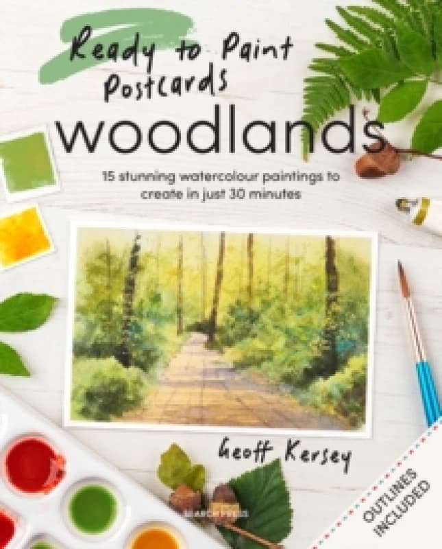 Image of Ready to Paint Postcards: Woodlands : 15 Stunning Watercolour Paintings to Create in Just 30 Minutes Paperback / softback