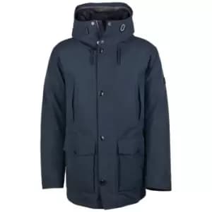 Image of Barbour Mens Arctic Parka Jacket Navy XXL