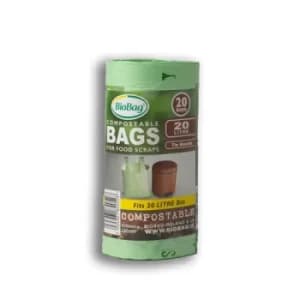 Image of Biobag Compostable 20 Litre Bags T-Shirt Style x 20