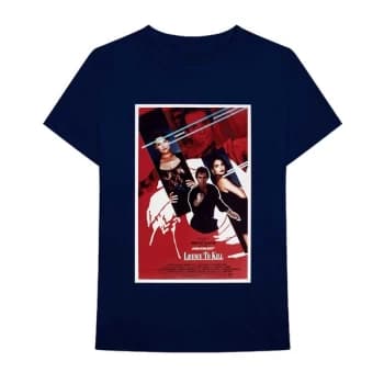 Image of James Bond 007 - Licence To Kill Poster Unisex X-Large T-Shirt - Blue