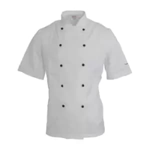 Image of Dennys AFD Adults Unisex Thermocool Chefs Jacket (L) (White)