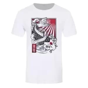 Image of Unorthodox Collective Mens Sakana T-Shirt (M) (White/Black/Red)