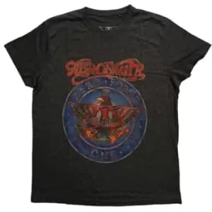 Image of Aerosmith - Aero Force Unisex XX-Large T-Shirt - Grey, Black