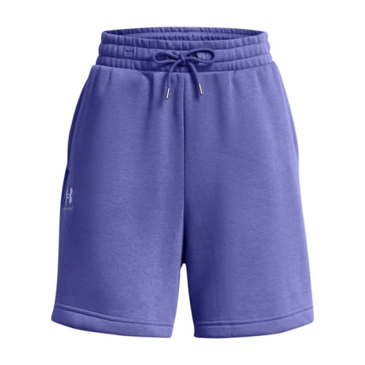 Image of Under Armour UA Icon Fleece Boyfriend Shorts Jersey Shorts 8 Purple 32595624175