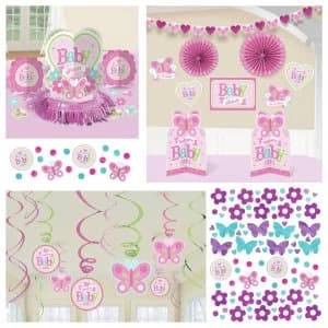 Image of Baby Shower Decorating Accessory Pack Pink