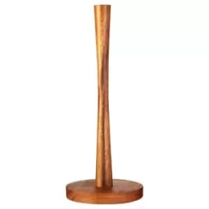 Image of Interiors By Ph Kitchen Roll Holder, Acacia Wood
