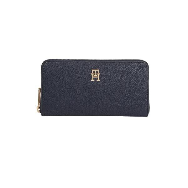 Image of TH Emblem Large Rectangular Zip-Around Wallet