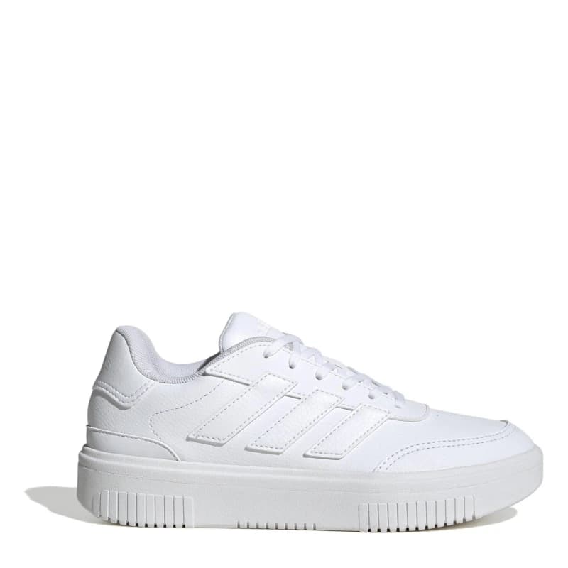 Image of adidas Courtblock Trainers - White White 4