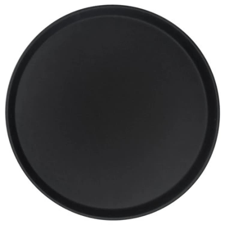 Image of Argon Tableware Round Non-Slip Serving Tray - 45.5cm - Black Black