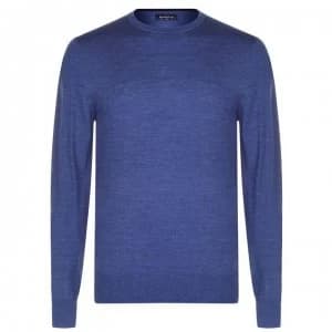 Image of Howick Merino Crew Jumper - Denim Marl