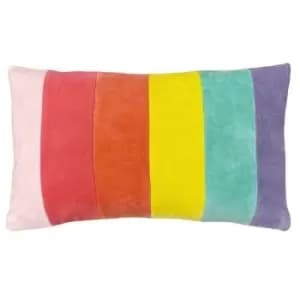 Image of Furn Rainbow Cushion Cover (One Size) (Pastel) - Pastel