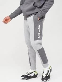 Image of Nike Sportswear Air Fleece Pants - Dark Grey Heather