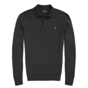 Image of Polo Ralph Lauren Polo Ralph Lauren Placket Polo Shirt Mens - Grey