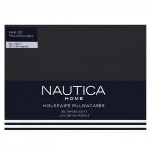 Image of Nautica Housewife Pillowcases - Charcoal