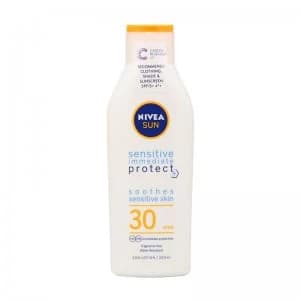 Image of Nivea Sun Protect & Sensitive Sun Lotion SPF30 200ml