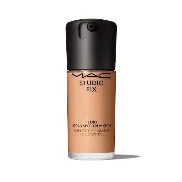 Image of MAC Studio Fix Fluid SPF 15 Foundation - NC43.5 - Soft-Matte Finish - 24hr Medium-To-Full Coverage - 30ml - MAC Cosmetics