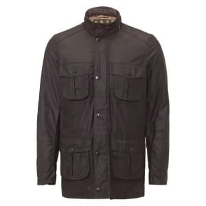 Image of Barbour Mens Corbridge Wax Jacket Rustic Large