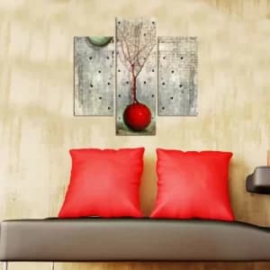 Image of 3MDF-006 Multicolor Decorative MDF Painting (3 Pieces)