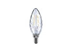 Image of Integral Candle Filament Twisted Omni Lamp E14 2W 23W 2700K 230lm Non-Dimmable 300 deg Beam Angle