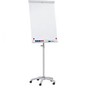 Image of Franken Freestanding Flipchart Easel with Adjustable Height ValueLine 68 x 105cm Light Grey
