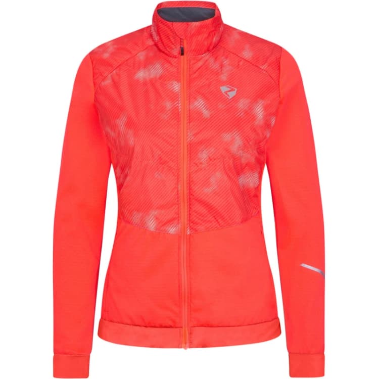 Image of Ziener Womens Narina Windproof Long Sleeve Tailored Fit Softshell Jacket Hot Red female XS (34)
