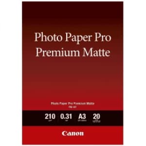 Image of Canon PM-101 A3 White Premium Matte Photo Paper 210gsm x 20