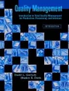 Image of quality management introduction to total quality management for production