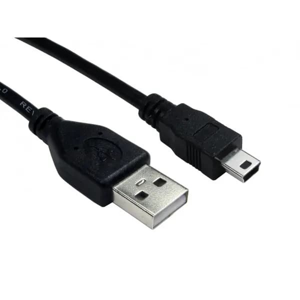 Image of Cables Direct 1m USB 2.0 Type A to Mini B Cable