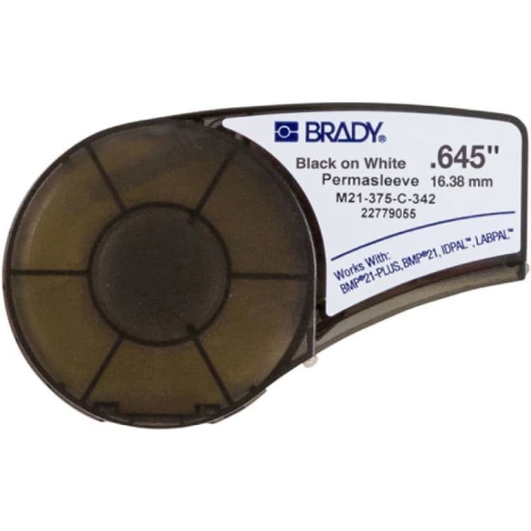 Image of Brady M21-375-C-342 printer label Black