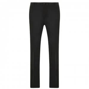 Image of DKNY Fly Cotton Trousers - Black