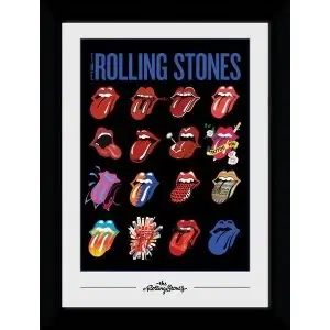 Image of Rolling Stones Tongues 50 x 70 Collector Print