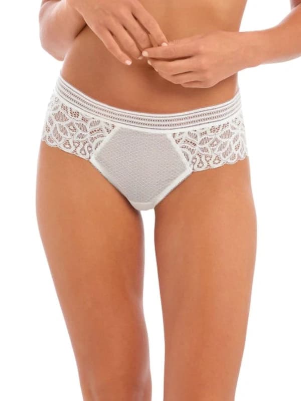 Image of Wacoal Womens thong panties Wacoal Raffine Blanc Female L