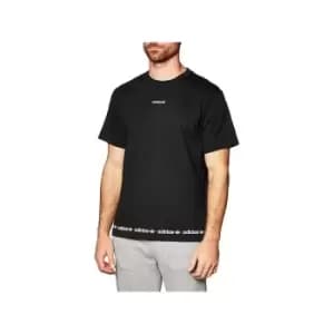 Image of XS Adidas Linear Repeat Tee Black