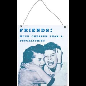 Image of Friends Metal Sign