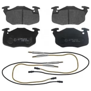 Image of Brake Pad set 16291 by Febi Bilstein Front Axle