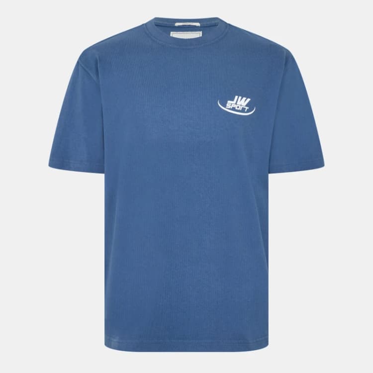 Image of Jack Wills Sport Graphic Tee - Blue Blue S