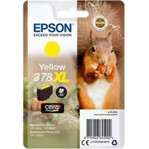 Image of Epson Squirrel 378XL Yellow Ink Cartridge