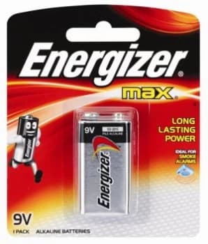 Image of Energizer Max Alkaline 6LR61 9V Single Batteries