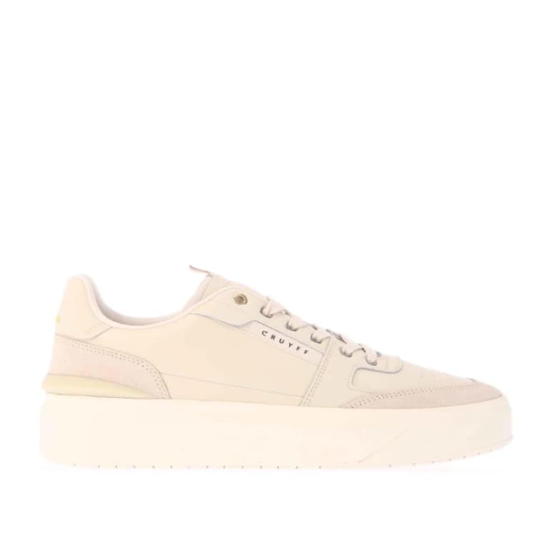 Image of Cruyff Endorsed Tennis Trainers - Cream Cream 7