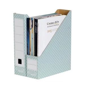 Image of Fellowes Bankers Box A4 Magazine File Green/White - Pack of 10 Magazine Files