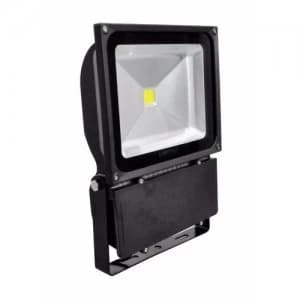 Image of Lighthouse IP65 Ultra Efficient LED Black Aluminium Floodlight - 100 Watt