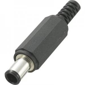 Image of Conrad Components Low power connector Plug straight 5.5mm 1mm